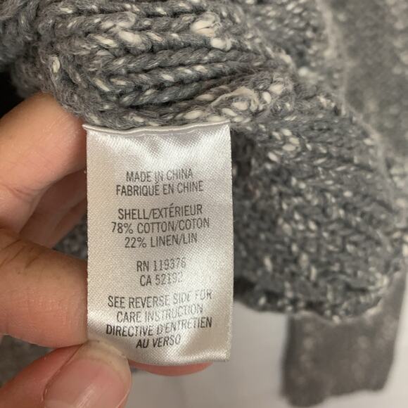 Helmut Lang women's extra small xs sweater caged boucle curved hem linen - Picture 9 of 11